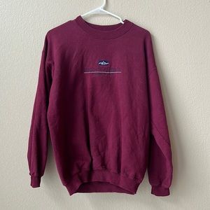 mall of america vintage maroon sweatshirt